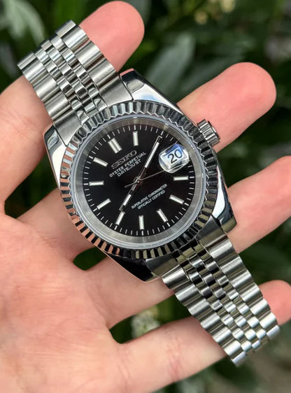 Seikojust Wimbledon Black Dial